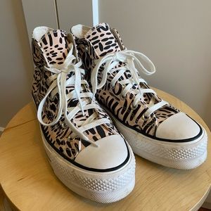 Converse High Top Patterned Sneakers